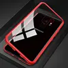 Magnetic Adsorption Metal Case Back Tempered Glass Cover For Samsun Note9