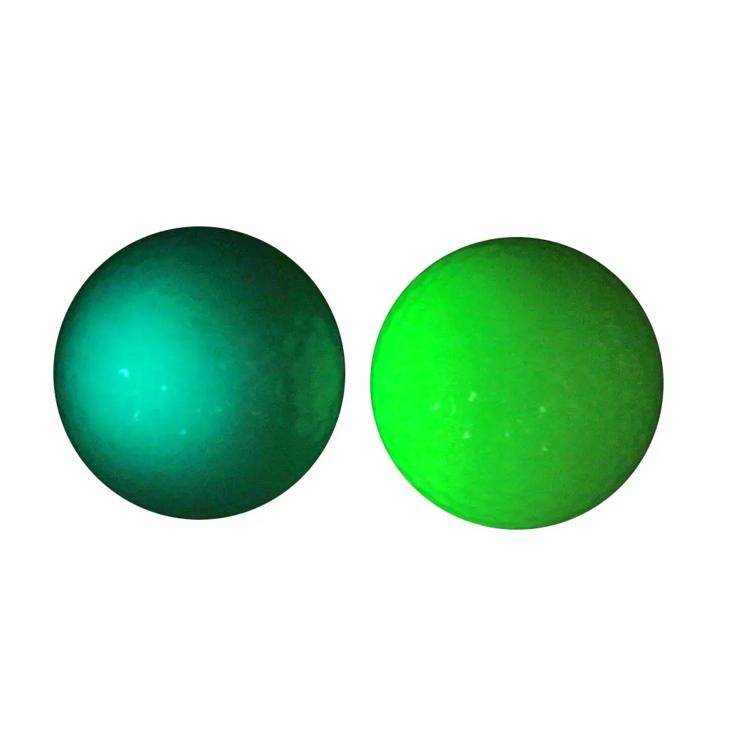 MonkeyJack 2 Pieces Golf Luminous Ball Training Practice Balls Fluorescent Tournament Tennis Ball Gift
