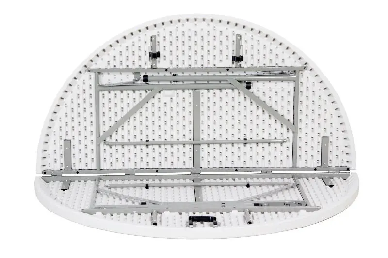 6ft Portable Plastic Folding Round Table And Chairs Set Buy Plastic