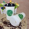 Biodegradable ceo-friendly material hot cold drink use disposable PLA PE coated paper beverage cup supply Denmark market