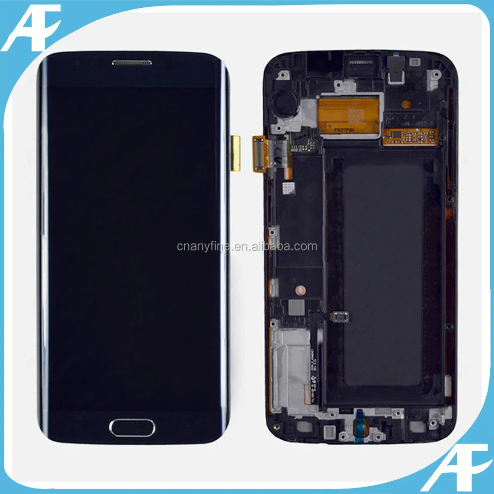 display lcd touch screen for samsung galaxy s7 edge, for galaxy s7 edge lcd digitizer frame