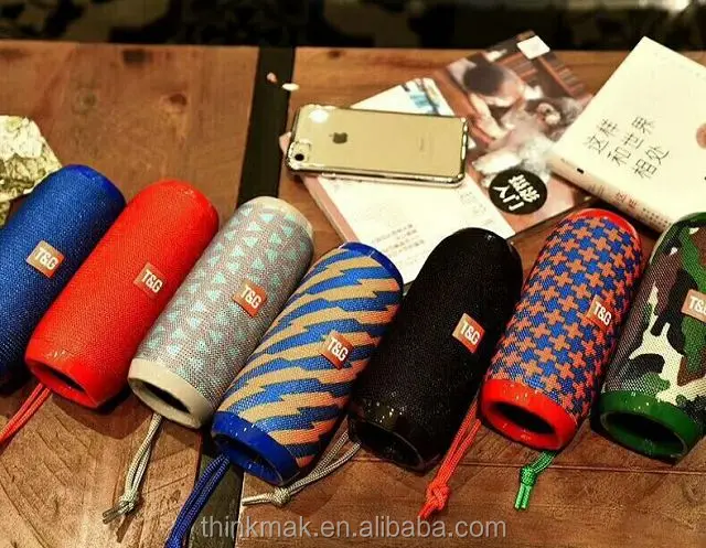 Hot Selling TG117 Fabric Speaker Brilliant Quality Sound Double Horn Multifunction HiFi Portable Wireless Speaker - ANKUX.COM