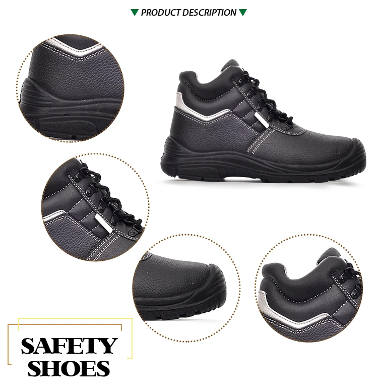 Custom density lightweight waterproof safety shoes without lace