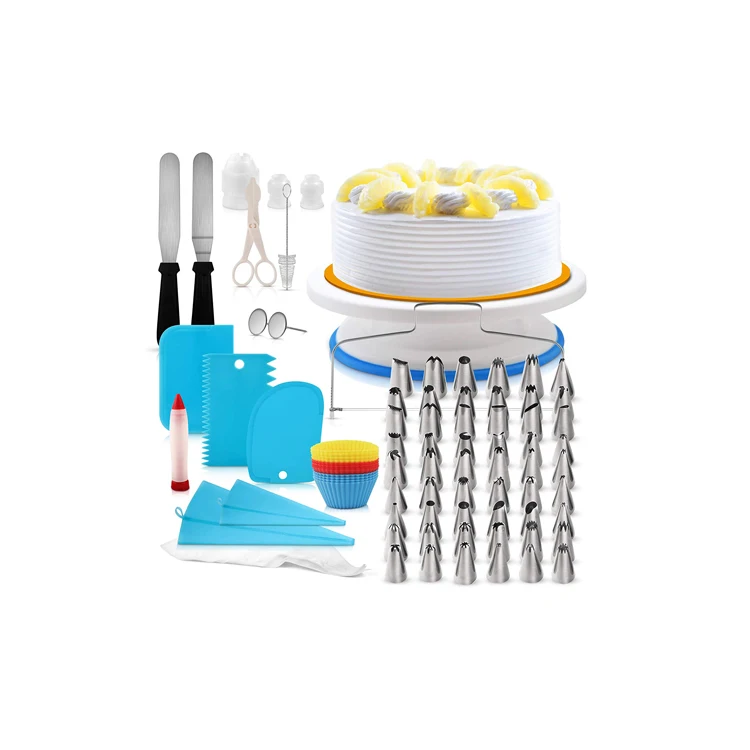 Wholesale Rotating Cake Decorating Turntable Set Cake