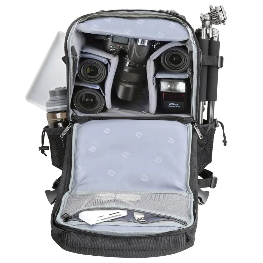 Large Dslr Camera Bag Laptop Travel Backpack - Buy Camera Bag,Backpack ...