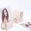 Wooden Block with Slot Home Decor Wedding Photo Card Holder Stand Custom