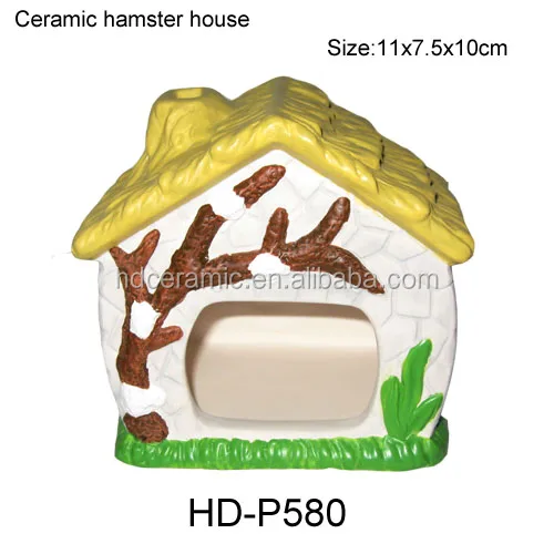 ceramic hamster house