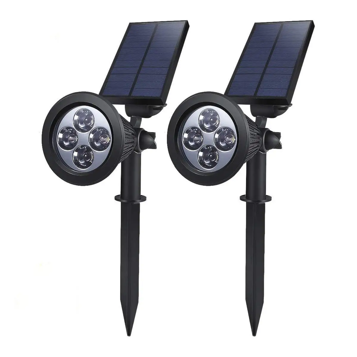 Buy 2-in-1 Solar Powered LED Outdoor Garden Spotlight Landscape Light