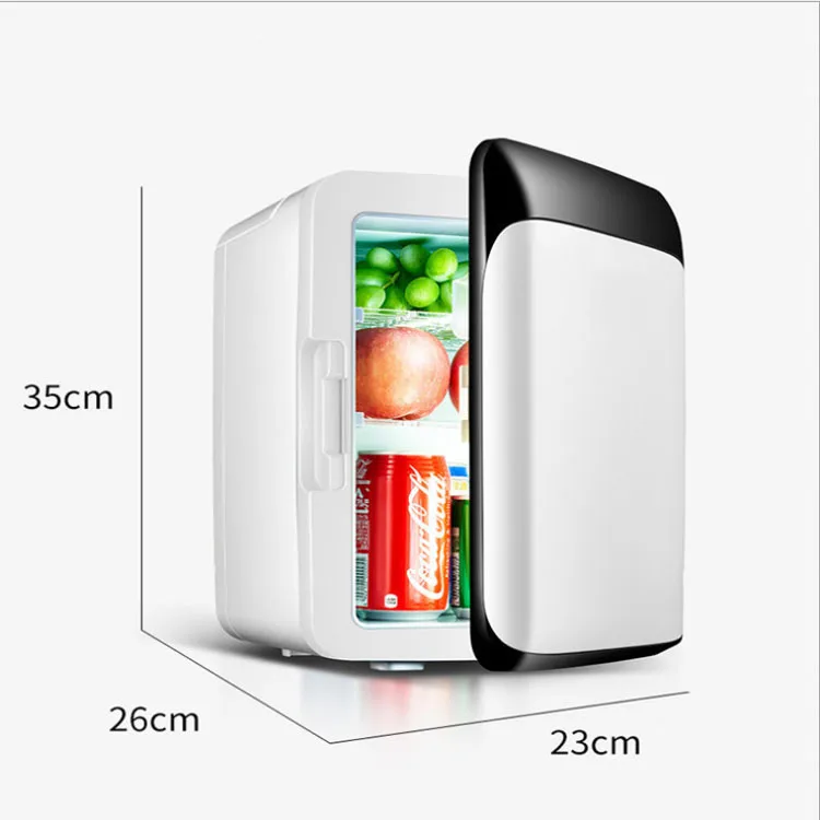 ckground 10L Mini Icebox Portable Refrigerators Fridge Freezer Cooler Warmer Can Be Cooling or Warming Suitable for Car Home Office Outdoor Picnic Travel