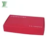 New design custom red noble paper packaging box for brand name cosmetics