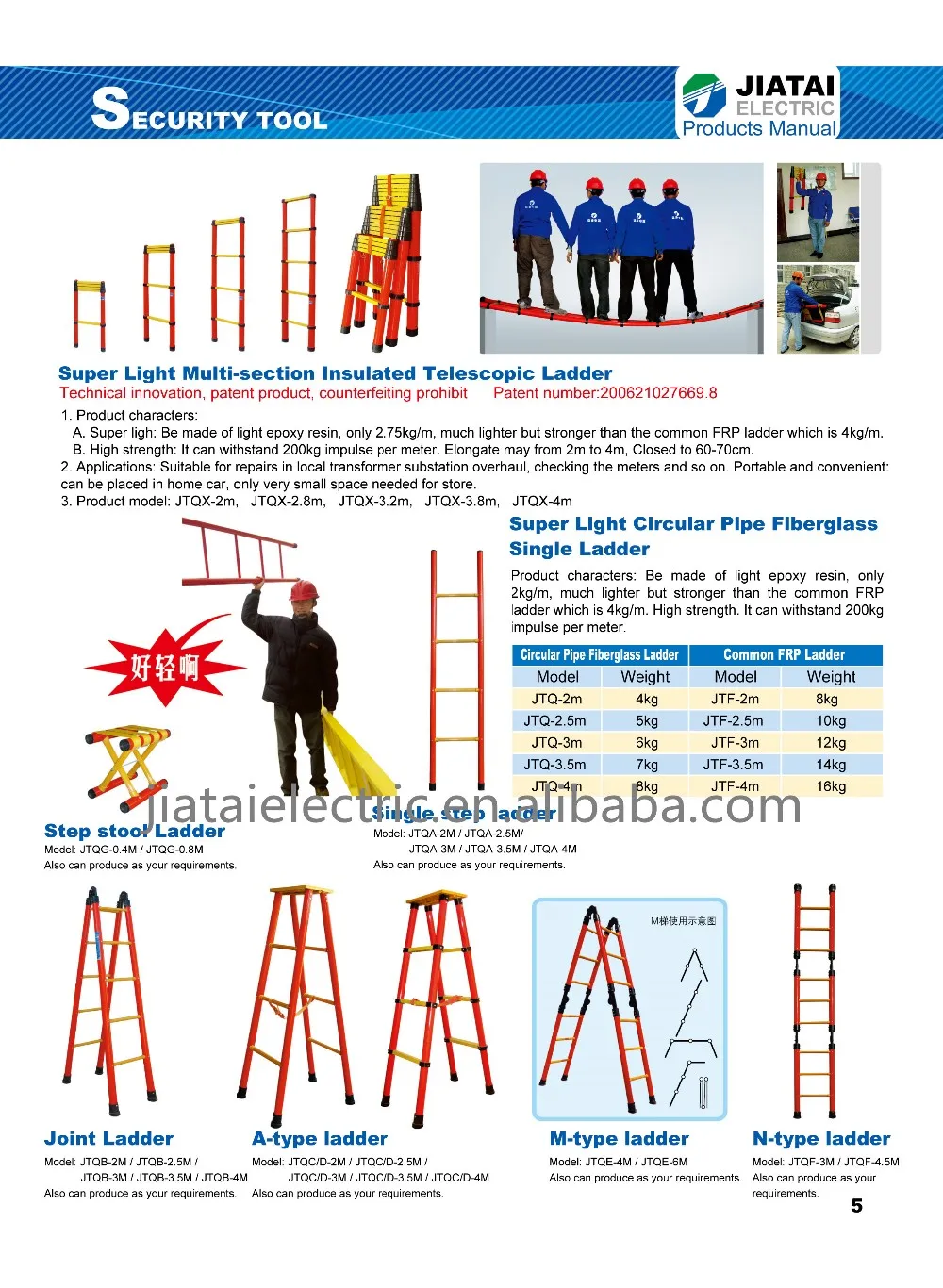 portable high voltage ground stick with earth clamp and wire