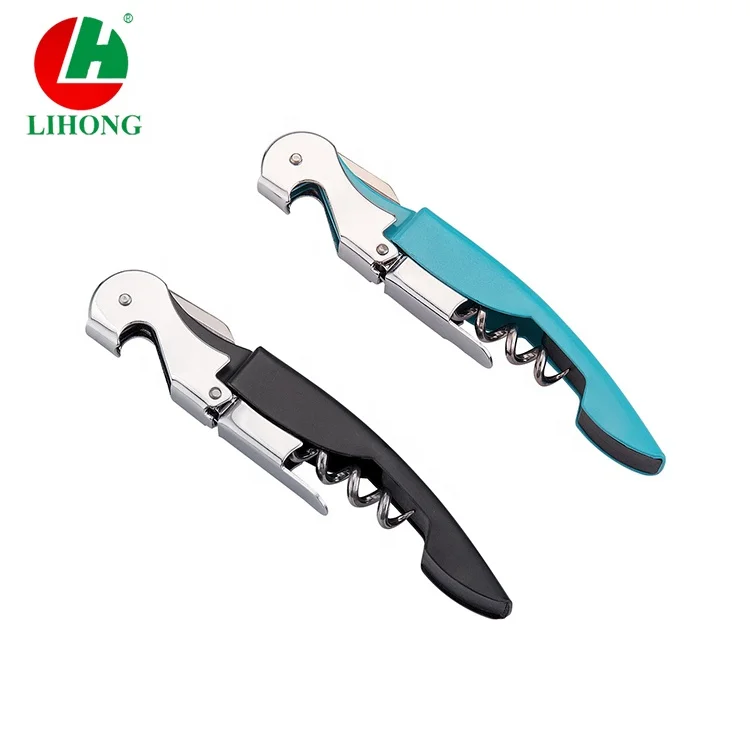 
Hot Selling New Design Metal Wine Waiters Corkscrew with Iron Handle 