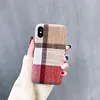 New Fashion Design Simple Lattice Four Color PC Back Cover Phone Case for iPhone Xs Max