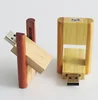 Contact Supplier Chat Now! Flip rectangle walnut wooden usb promotional wood usb flash drive