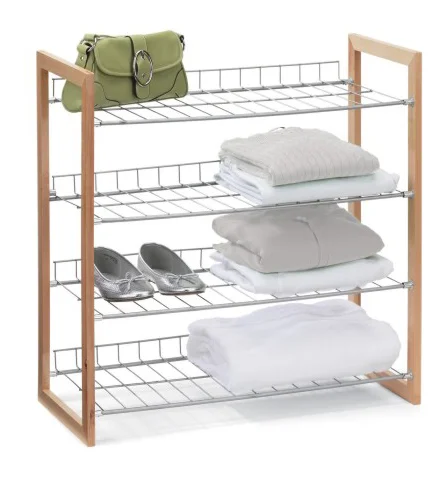 Collapsible Double Metal Shoes Shelf Shoe Organizer Rack Buy Penyimpanan Sepatu Sepatu Logam Berdiri Sandal Berdiri Product On Alibaba Com