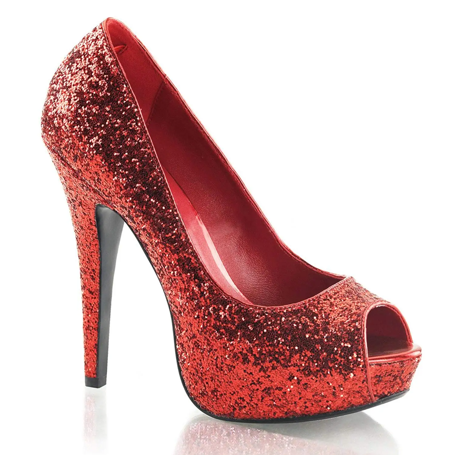 red heels sparkly