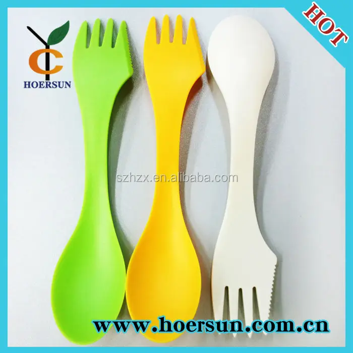 Camping Untencil Plastic Knife Fork Spoon All In One Buy Plastic