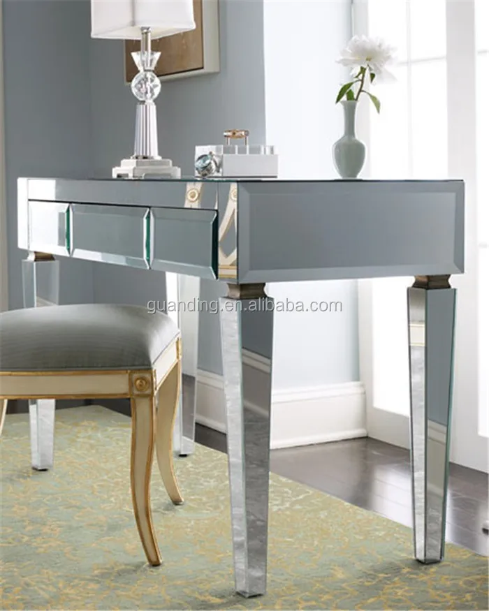 Morden Stand Up Writing Office Mirror Desk On