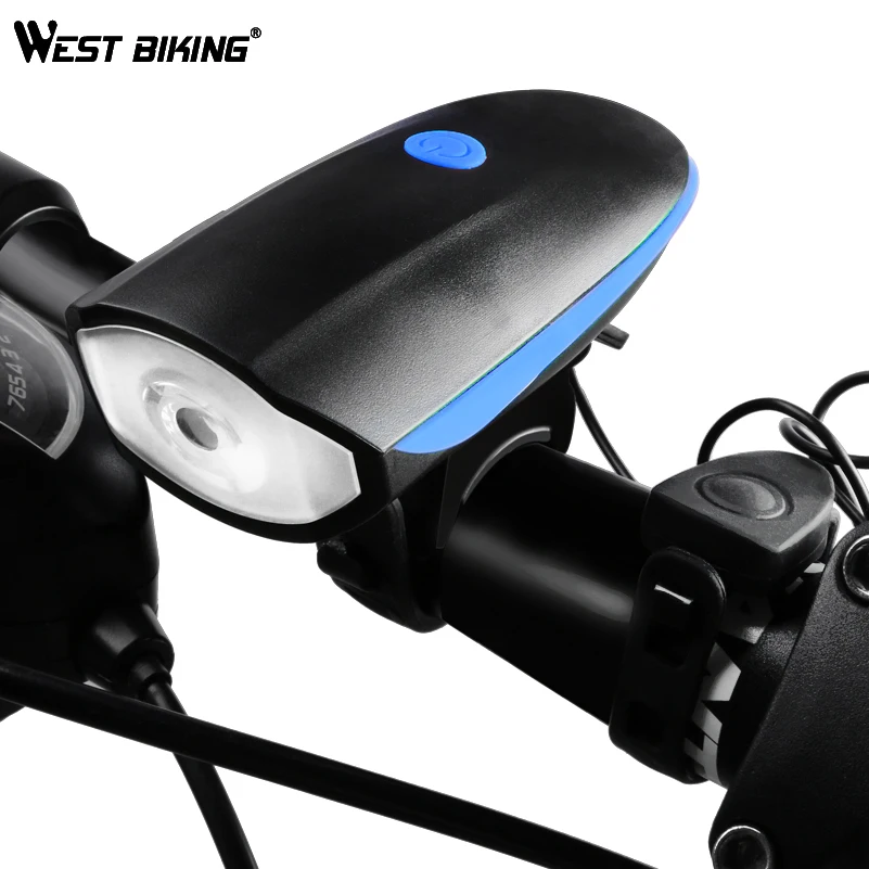 Bike Headlight with 120DB Loud Horn and Bright Waterproof 500LM Bicycle Light