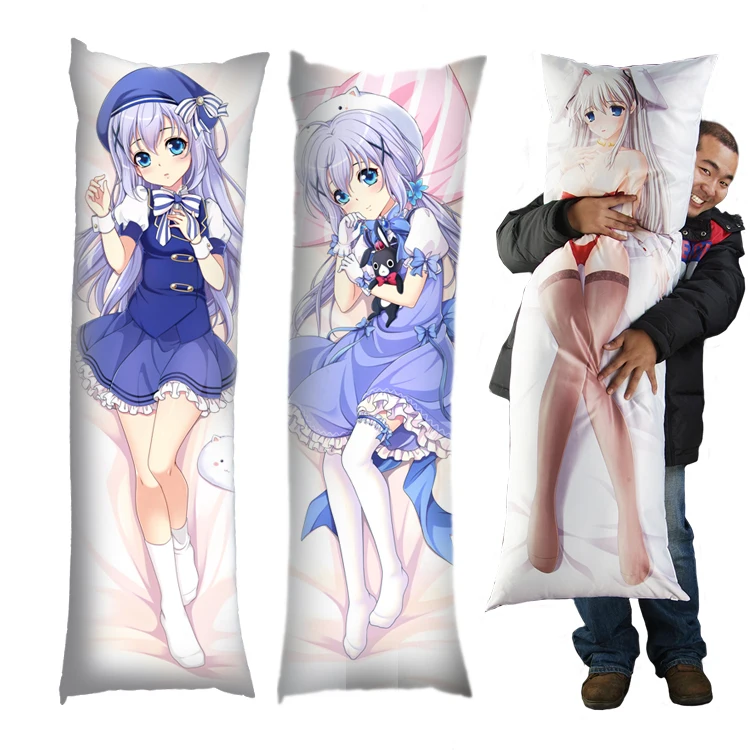 2WAY Hugging Body Pillow Case Japanese Anime Otaku Pillow Cushion Cover Xma...