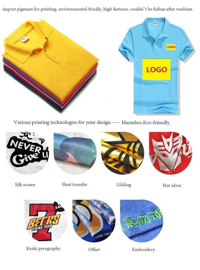 Competitive Price OEM service polo t shirt green