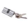 Zinc/brass keys double open solid lock cylinder