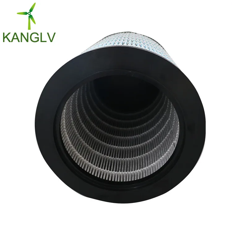 Custom Cheap Price Cylindrical Nonwoven Carbon Air Filter For Home,Pleated Activated Carbon Air
