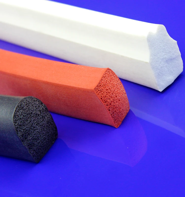 White Silicone Rubber Foam Seals Strip,Soft Foam Rubber Edge Protection