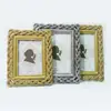 Beaded Twist Braid Vintage Style Photo Frames Can Be Free Standing Vertically