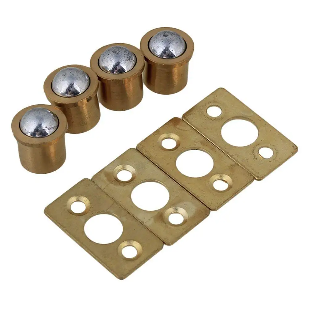Spring Ball Door Catch Find Deals On Get Quotations 9 5x10mm Cylindrical Gold Br Cabinet Closet Spring Door Ball Catch Strike Plate Furniture Hardware