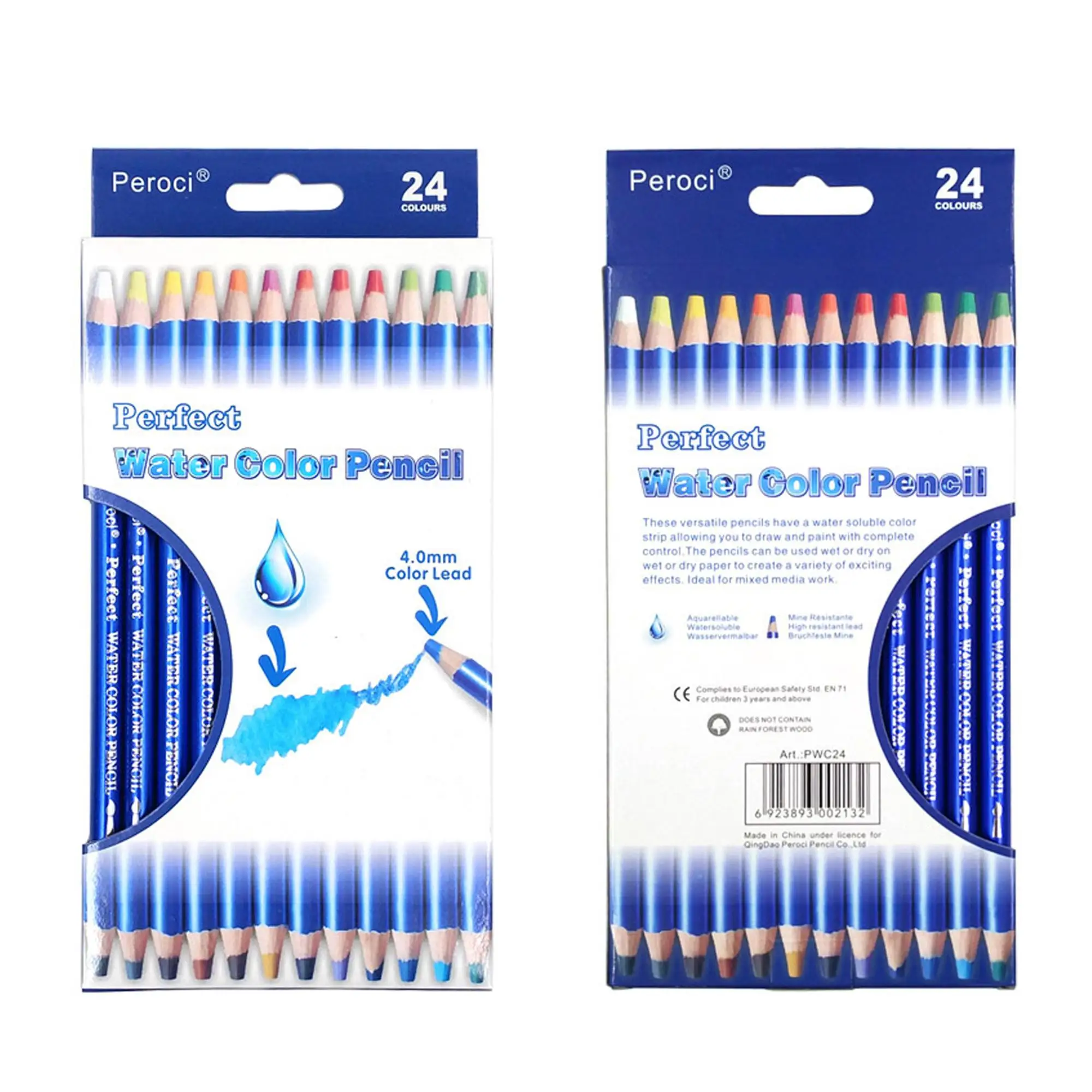 Watercolor Pencils Set For Adults And Professionals Premium Artist