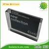 blank 20mm/25mm/30mm thickness acrylic ice block crystal glass acrylic message board