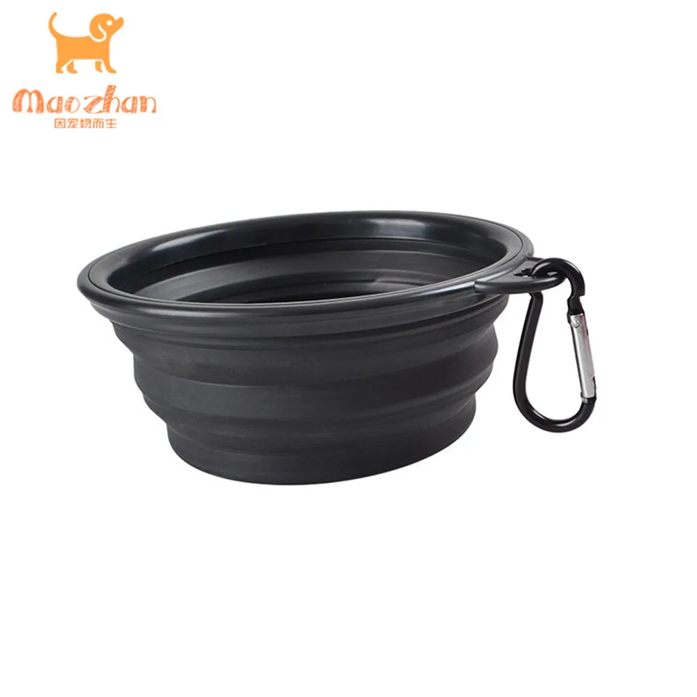 1000ml / 350 Ml Custom Logo Collapsible Silicone Foldable Travel Food