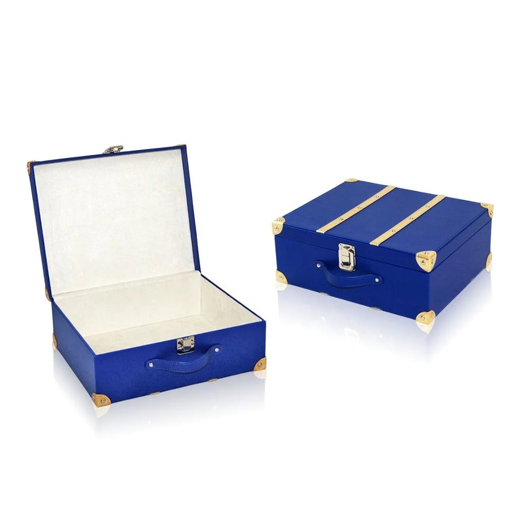 Table Top Large Organizer Retangular Leather Covered Storage Box Buy