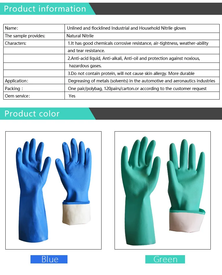 The Cheapest Price En388 3101 En374 En420 Working Nitrile Gloves - Buy ...