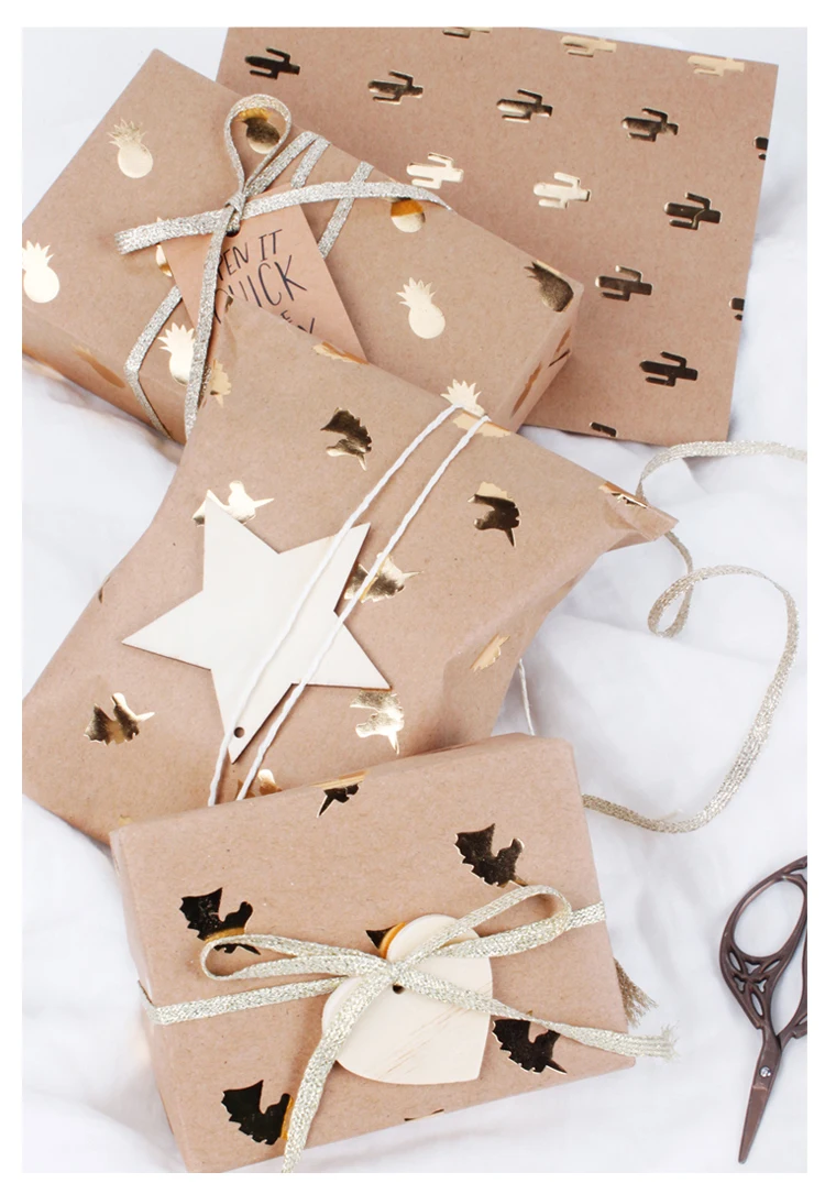 kraft paper gift wrap