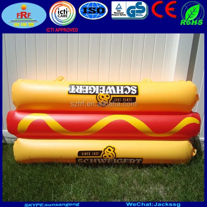 hot dog pool inflatable