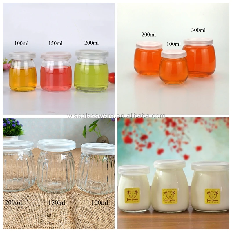 5oz 150ml Glass Yogurt Container Milk Food Jars Buy Glass Yogurt Container,5oz 150ml Glass
