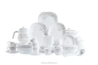 Hot-seller Opal glassware dinner set/dinnerware sets 72 pcs square