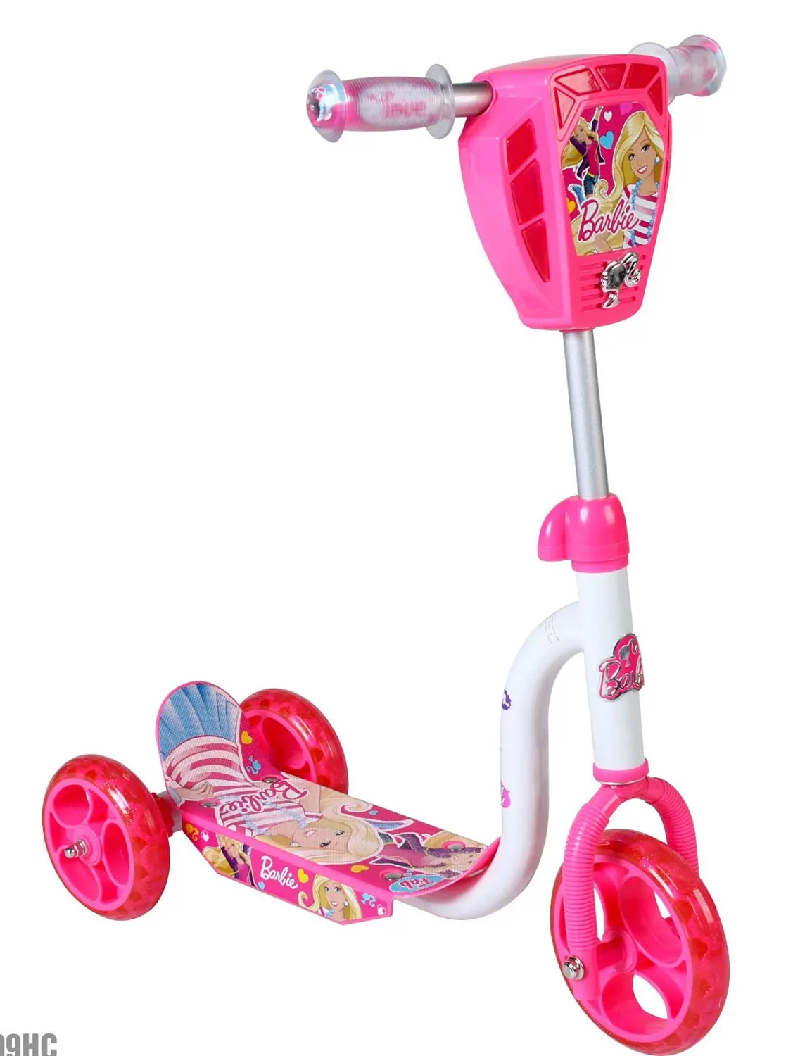 pink barbie scooter