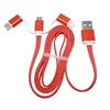 Colors 08 Multi port Micro USB cable high speed data and charging compatible fith sumsung for android and iphone