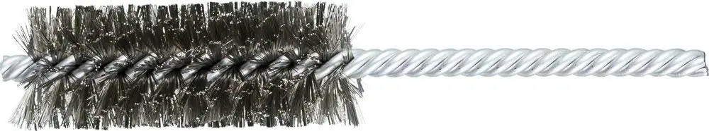 PFERD 83449 SpyraKleen Tube Brush, Double Stem/Spiral, .006", Stainless Steel Wire (INOX), 1" Diameter, 1/4" Stem, 2-1/2" Brush Part Length (Pack of 10)