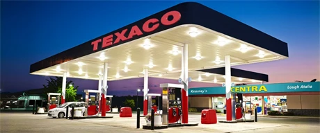 Most secure steel structure petrol station construction