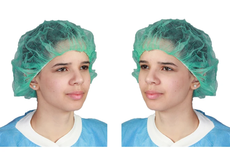 New design Disposable surgical nonwoven bouffant cap