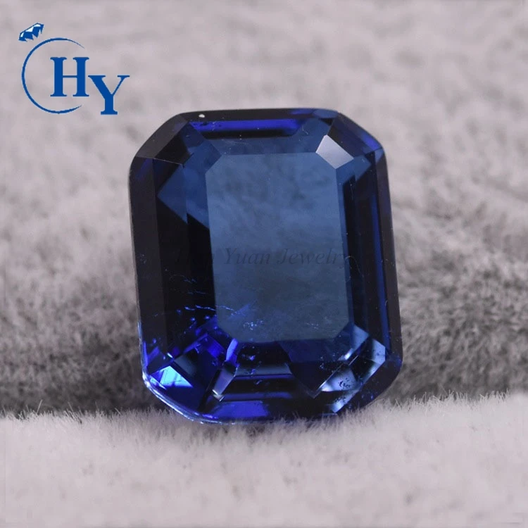 lab created blue sapphire
