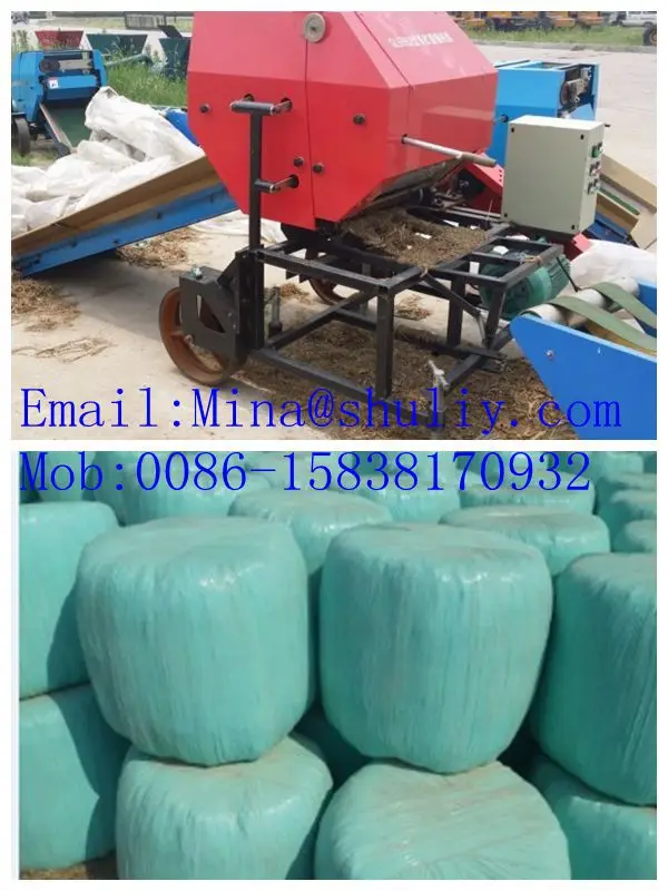 Mini Selfpropelled Straw Round Balers And Swathing Wrapping Machine