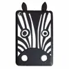 3D Cute Cartoon Rabbit And Black Zebra Soft Silicone Case Cover Back For Apple Ipad 1/2/3 Mini Tablet PC 2 3 4