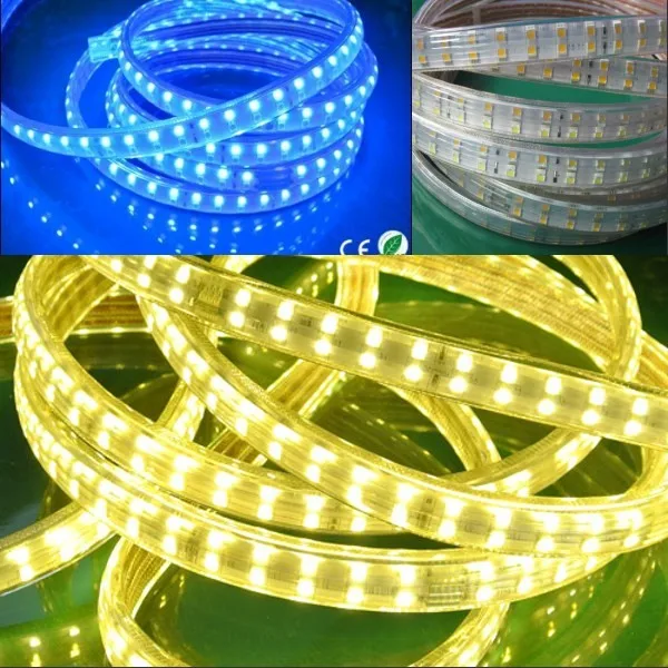 Double row led strip SMD5050 120leds/m led strip light RGB color 5M per reel LED Flexible Strip Light CE RoHs certification