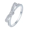 Yiwu Hainon fashion newest design couple rings love wedding engagement bow ring wholesale