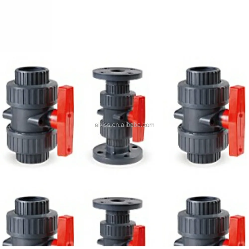 flanged pvc ball valve